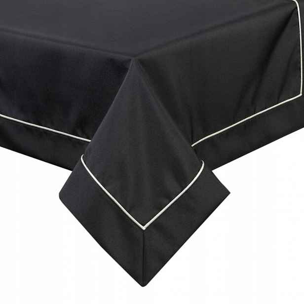 Dekorativní ubrus Madele 140x220 Eurofirany černý krabička