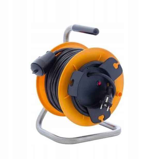 Kabel prodlužovací Hobby PKB230S, 25m 230V, cívka, 1 zásuvka