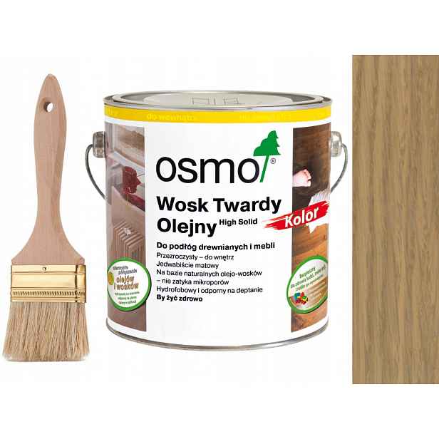 Osmo 3067 tvrdý vosk olejový olej 2,5L Světle Šedý