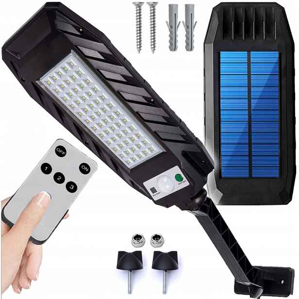 Solární Lampa Pouliční Lampa Se Senzorem Soumraku Pohybu