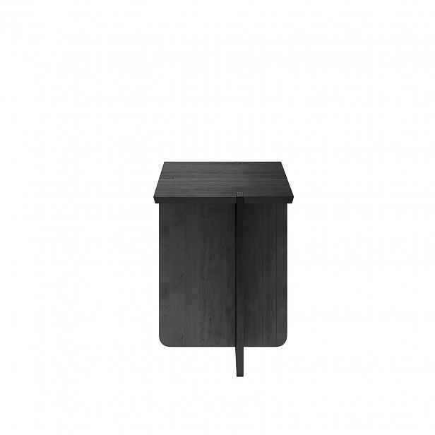 Stolička, kolekce ENGAWA |  V 46 cm, Š 35 cm, H 35 cm  - Černá - Blomus