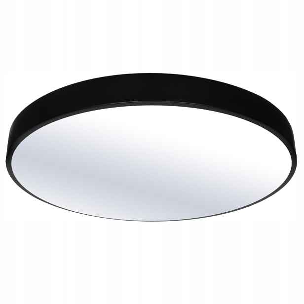 Stropní Svítidlo Nástěnný Led Panel 40 cm Kulatý BB01 40W Teplá Barva 3000K Černá