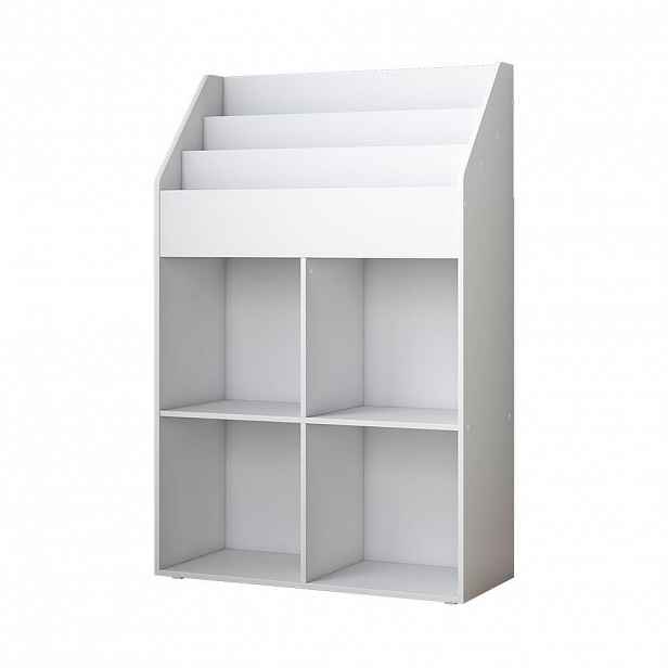 Vicco DĚTSKÁ POLIČKA Conny Bílá 72 x 111 cm se 4 policemi na skládací boxy