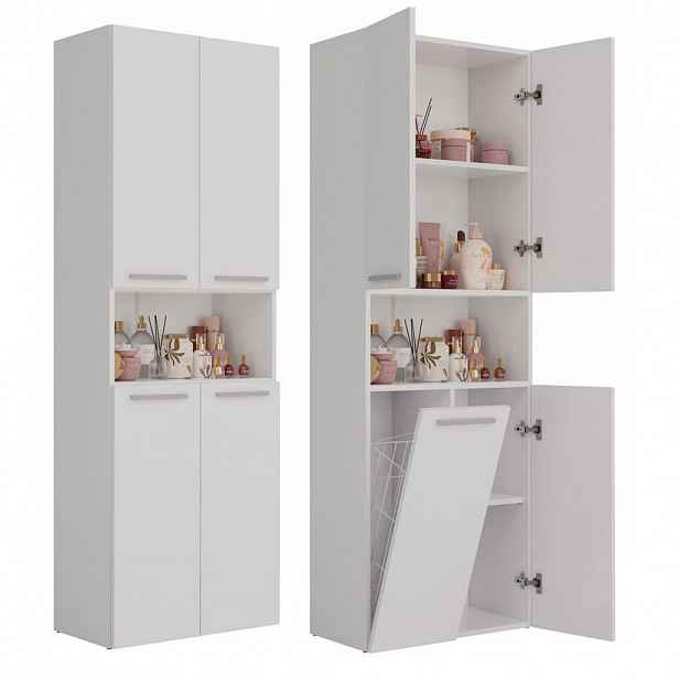 RAUMHIRSCH FURNITURE KOUZELNA SKŘÍŇKA Bílá 60/174/30