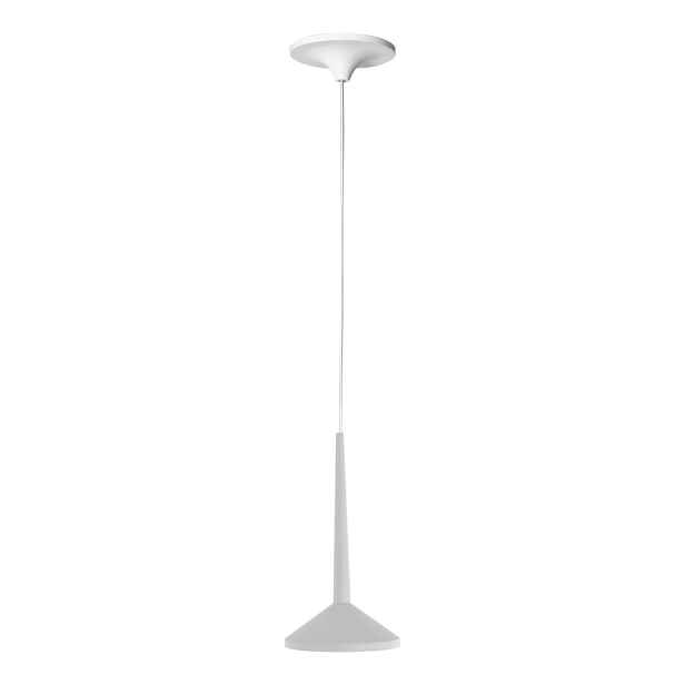 Bílé závěsné svítidlo SULION Rita, výška 100 cm