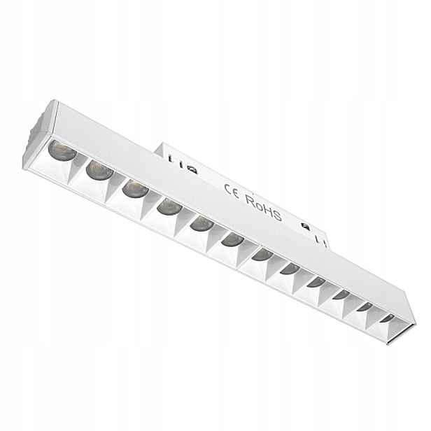 Domeno magnetická kolejnicová lampa 1-okruhová Led 12w 3000k 960lm bílá