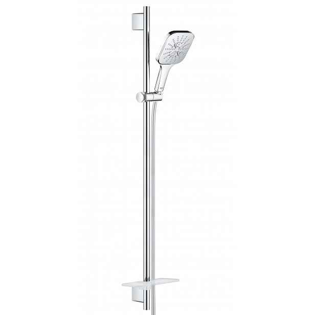 Grohe Rainshower SmartActive Cube - Sada sprchové hlavice 130, 3 proudy, tyče 90 cm a hadice, chrom 26586000