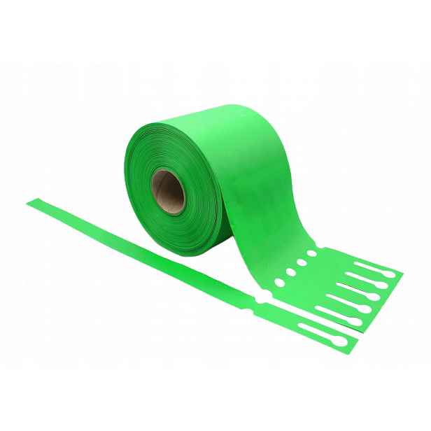 Smyčkové zahradnické/sadové etikety Zelené 400x20mm (20x400)(60-190)