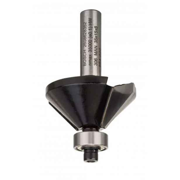 Bosch - Frézovací bit na dřevo, fazetovací, 35x56 mm 2608628352