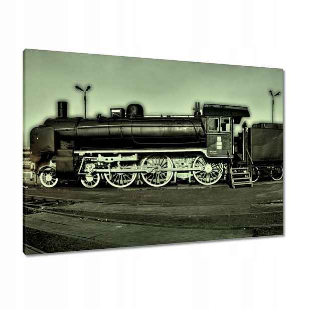 Obrazy 100x70 Parní lokomotiva OK1-322