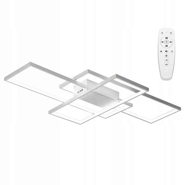 Stropní Svítidlo Moderní Led Dálkový Ovladač Bílá