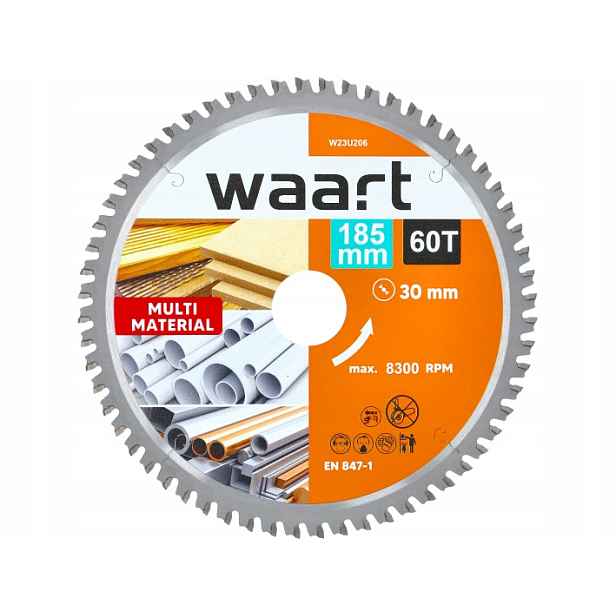 Vidiový Kotouč Pro Pilu 185 x 30 mm 60 T Multimaterial alu dřevo