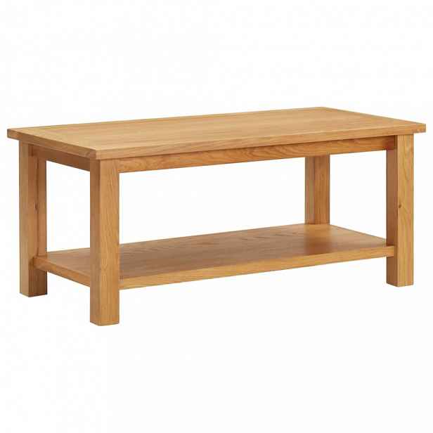 Konferenční stolek masivní dubové dřevo 110x55x40 cm