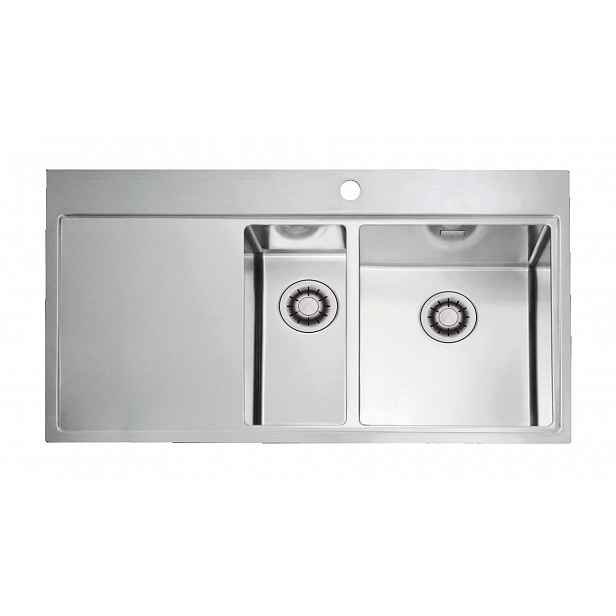 Alveus Pure - Dřez 98x53 cm, Quick-Close, nerez 1149520