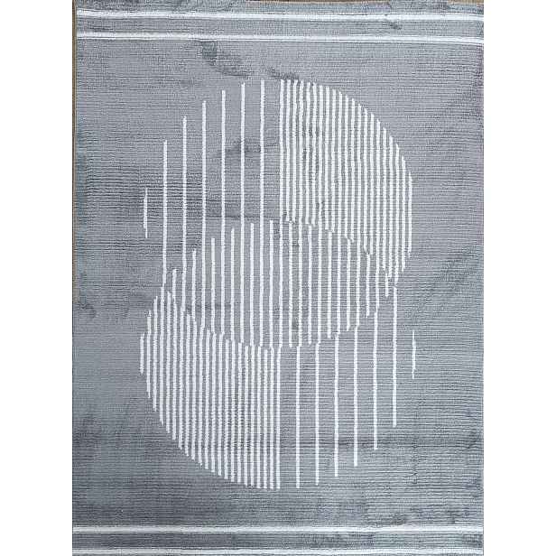 Exkluzivní koberec Boho šedo krémový s jemnými měkkými štětinami 200 x 280 cm
