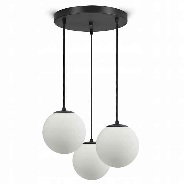 Závěsné Stropní Svítidlo Lustr Full Globe Glass 561-EZ3 G9 Bílé Led koule