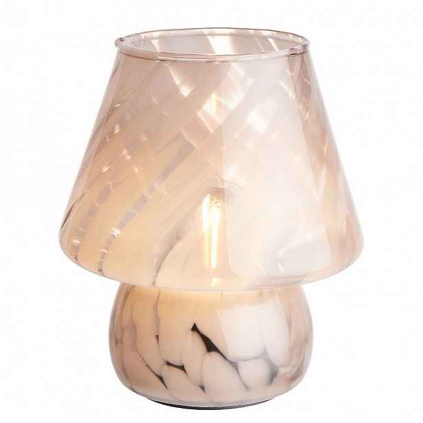 Butlers MISS MARBLE LED Lampa 17 cm - bílá