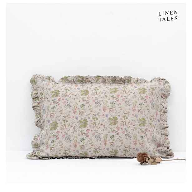 Lněný povlak na polštář 40x40 cm Botany 2 – Linen Tales