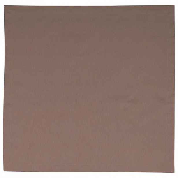 Novel UBRUS, 80/80 cm, šedohnědá