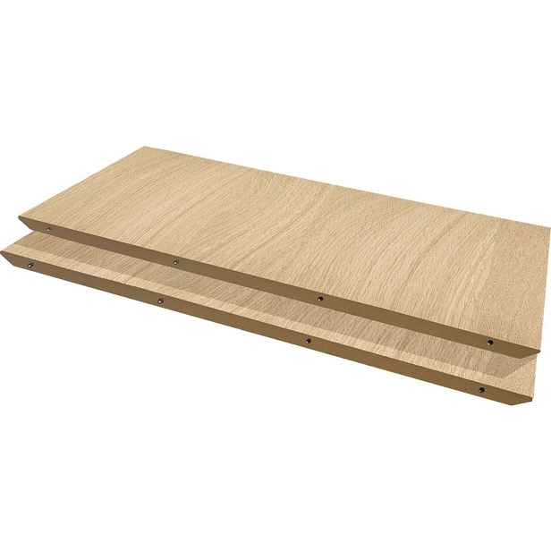Přídavné desky k jídelnímu stolu 2 ks v dekoru dubu 49x130 cm Single - Hammel Furniture