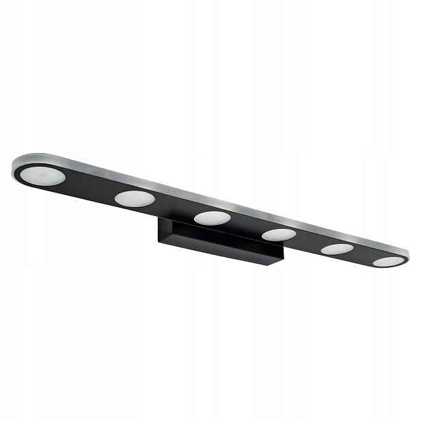 Led Koupelnová Nástěnná Lampa 60 cm SWE055-W Black Černá Nad Zrcadlo