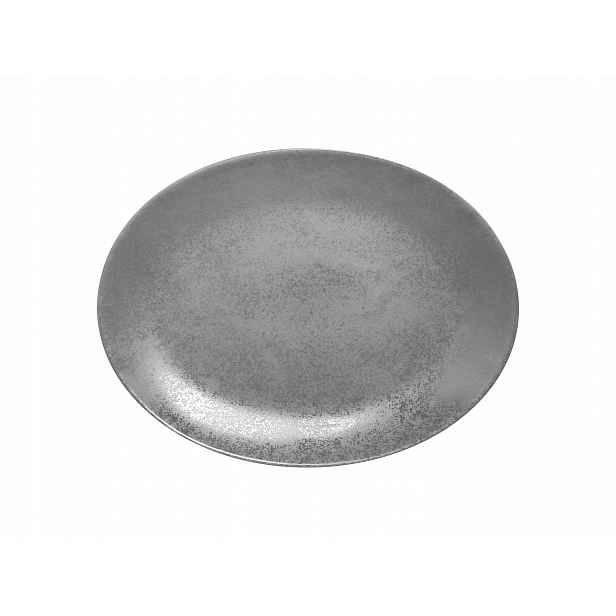Porcelánový Rak Oválný talíř 32 cm Shale šedý