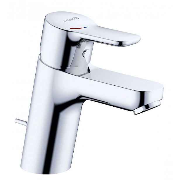 Kludi Pure&Easy - Umyvadlová baterie, s výpustí, EcoPlus, chrom 373880565WR4
