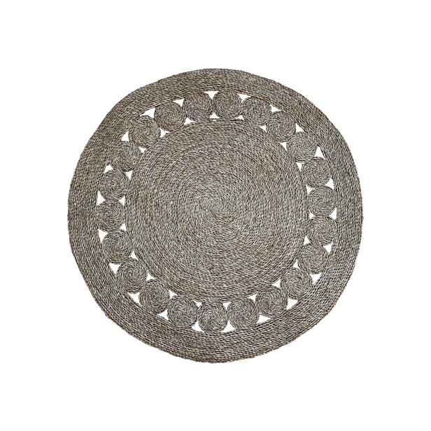 Přírodní kulatý koberec z mořské trávy - Ø120 cm Chic Antique