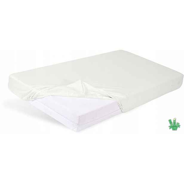 Prostěradlo Bambusové Bamboo s gumou 110/120x190/200x20 Bílé/Světle žluté