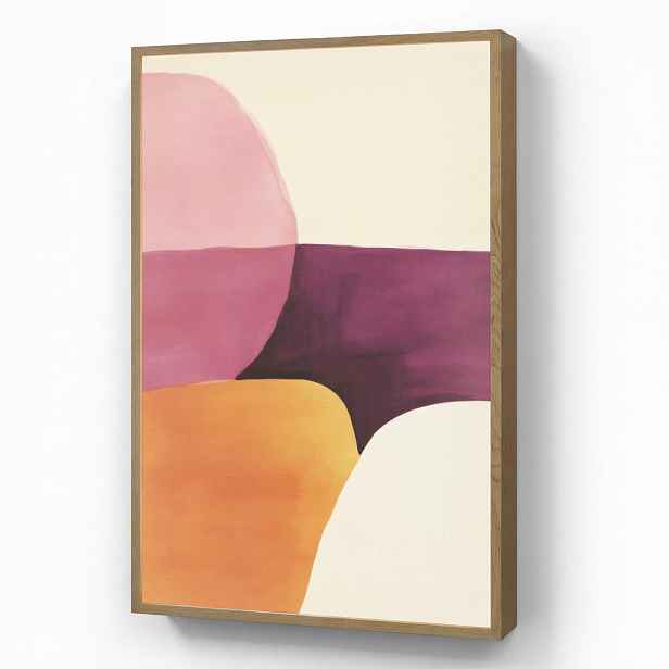 OnlyWow NÁSTĚNNÁ LAMPA S AKUMULÁTOREM Tvary - abstraktní - barevné 60x90 cm