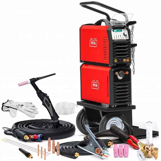 Svařovací Stroj Migomat Ideal Expert Tig 220 Ac/dc Mma 230V 200A Puls Hf Rukojeť 4 M
