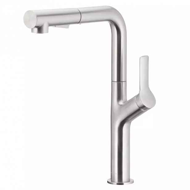 Dřezová baterie Duero Design Inox s vytahovací sprškou