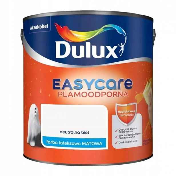 Dulux EasyCare barva Neutrální bílá matná 2,5L