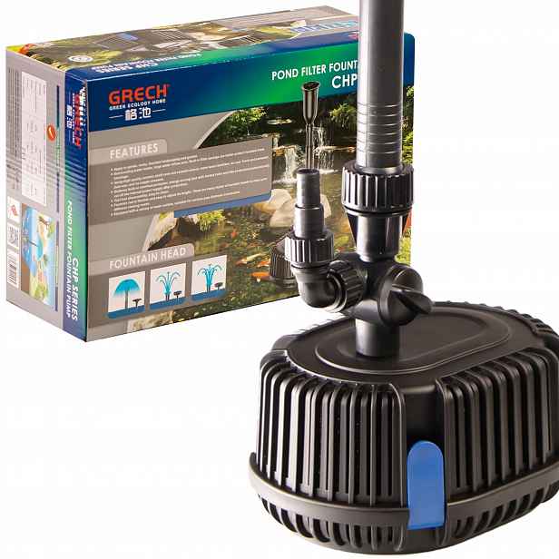Filtr Fontána Do Jezírka 3V1 Čerpadlo 1000 L/h 20 W Vodopád Sunsun
