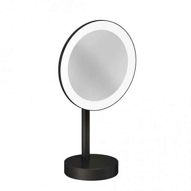 Kludi Vela R kosmetické zrcátko kartáčovaný gunmetal 58995N2F