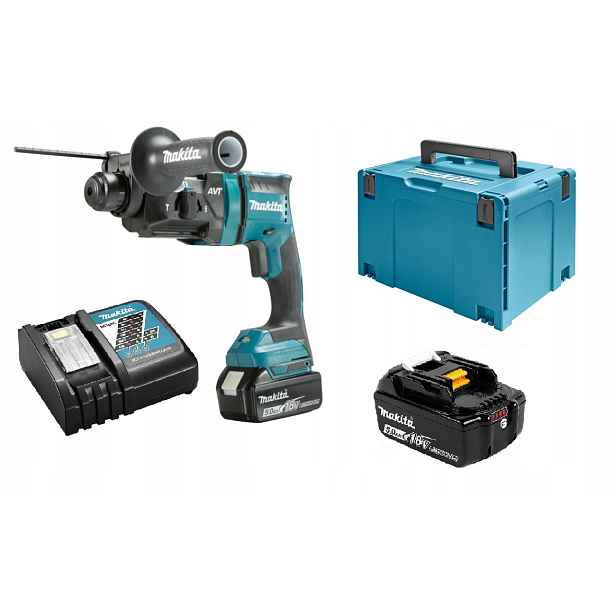 Makita DHR182RTJ Akum Vrtací Kladivo 18V Aws 2x5Ah