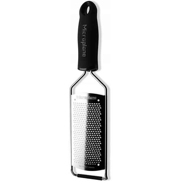 Microplane Fine Grater Lame Fine Struhadlo Gorumet Černý Sýr Zelenina Koření