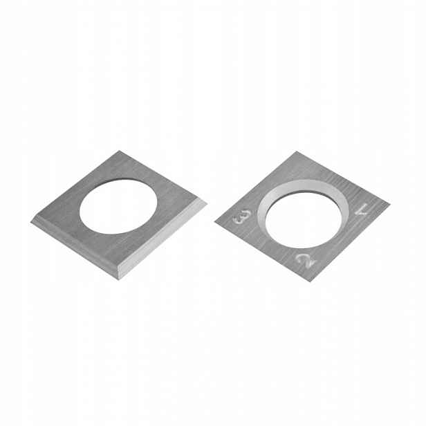 Nože Hm 10,5x10,5x1,5 mm /4stranné MG18 10 ks otvor