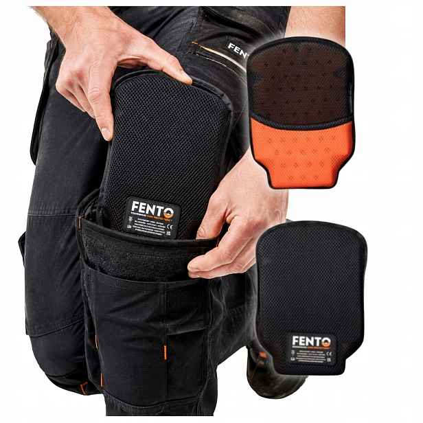 Zahradní taštičkové pracovní chrániče kolen pro dlažbu Fento Pocket