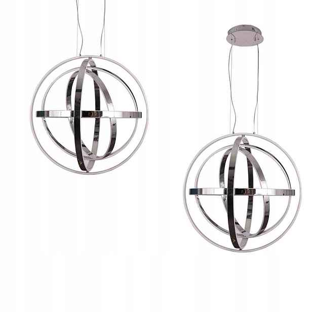 Závěsná lampa Eko-Light Copernicus Chrom ML6149 260W Led Ø85cm 5500lm 3000K