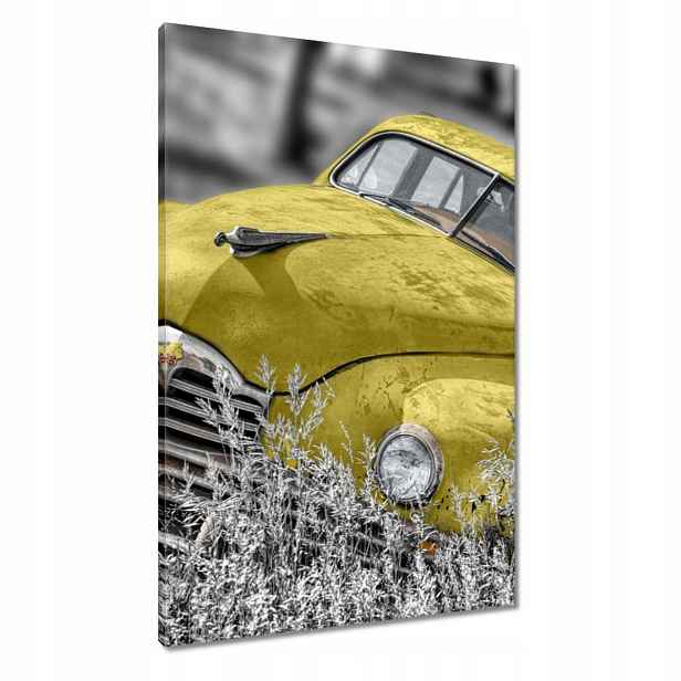 Obrazy 60x90 Žlutý oldtimer