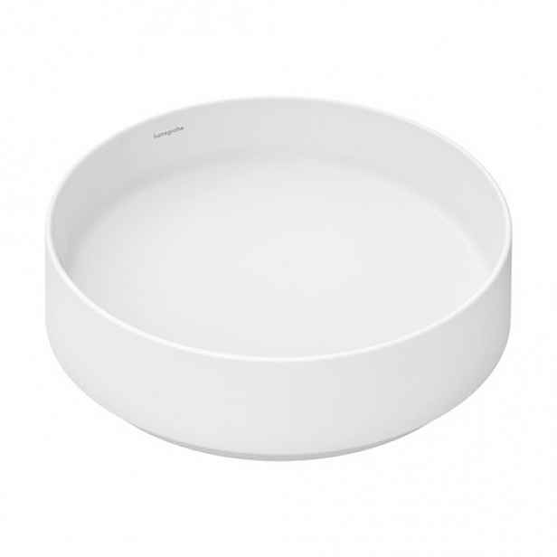 Hansgrohe Xuniva Evo S umyvadlo 40x40 cm bílá matná mat bez otvoru pro baterii, bez přepadu 60323700