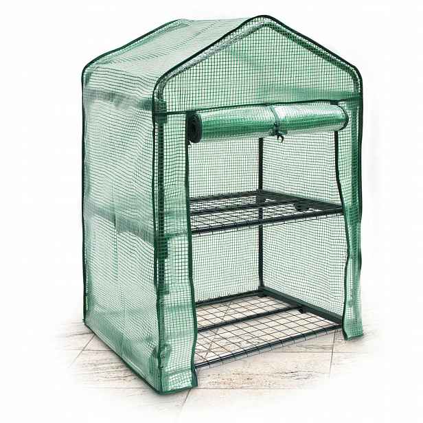 Mini Zahradní Fóliový Skleník S Malým Fóliovým Tunelem Na Balkon