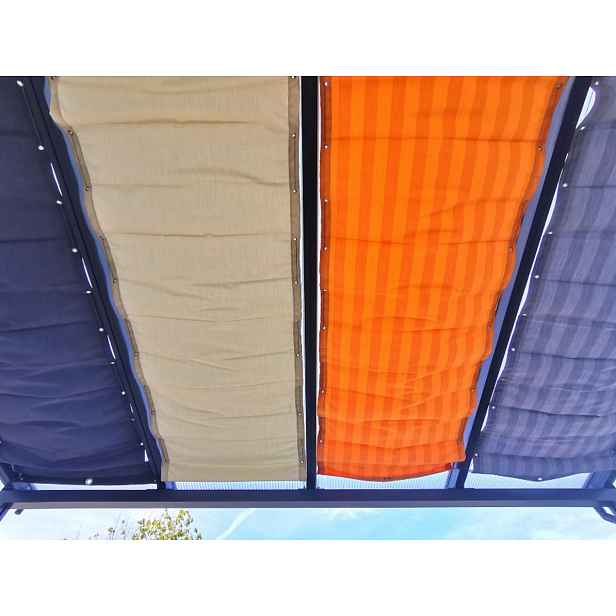 Stínění pro pergoly Terrassendach Premium grafit, 0,95 x 4,9 m GU4297649X