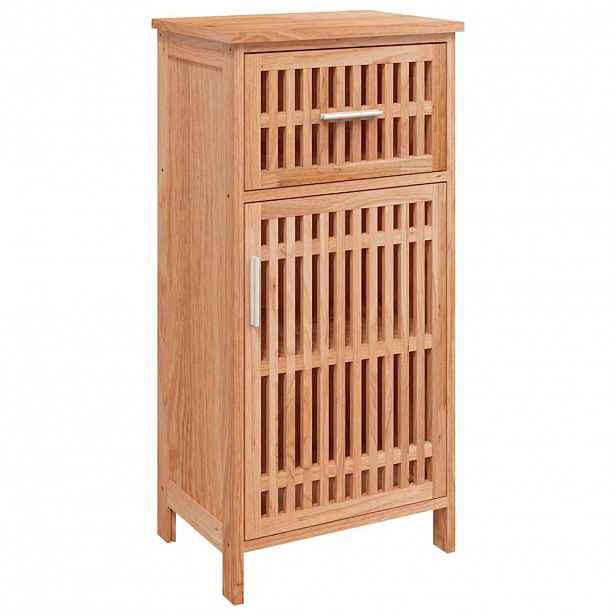 vidaXL Koupelnová skříňka 42 x 29 x 82 cm masivní ořechové dřevo
