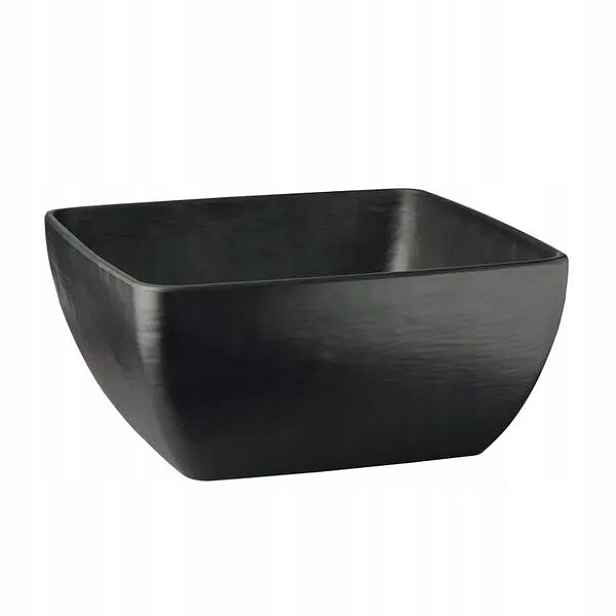 Melaminová miska Aps Slate 3,8 l, černá