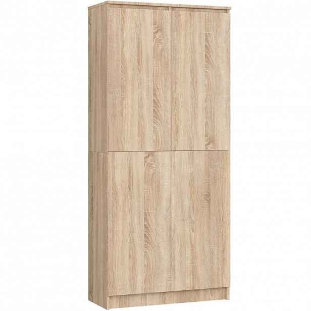 Policová skříň 80 cm VALESTRA - dub sonoma