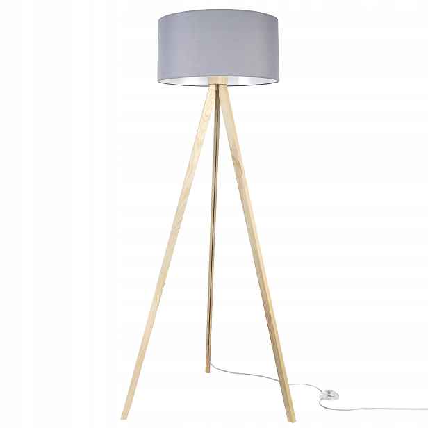 Stojací Lampa Trojnožka S Stínítkem Do Ložnice Obývacího Pokoje Dřevo Kvalita