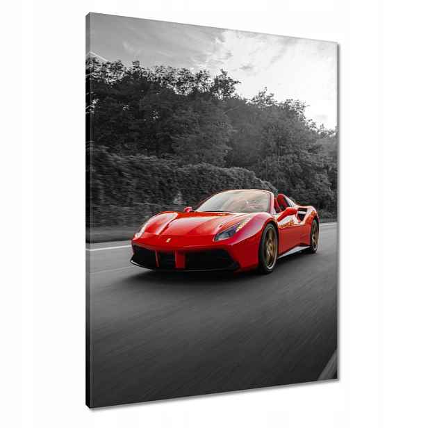 Obrazy 60x80 Červené Ferrari Fura