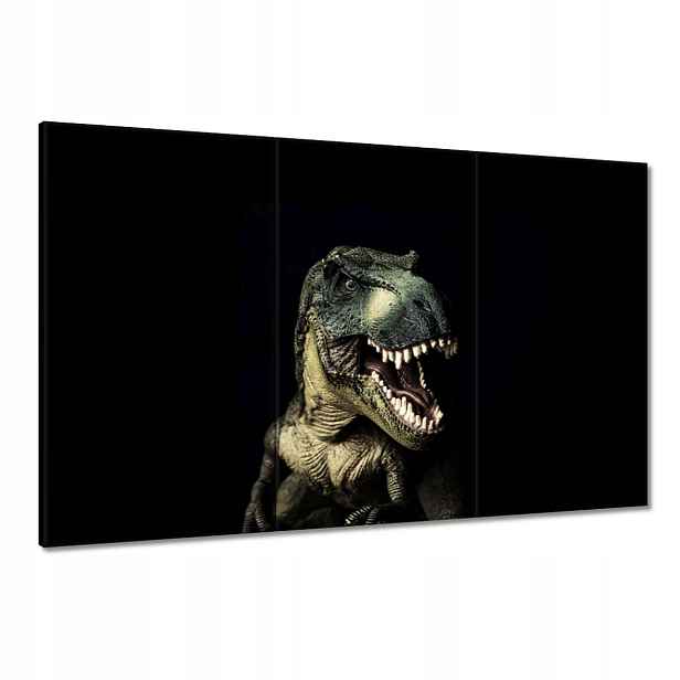 Obrazy 120x80 Tyranosaurus-t-rex černý
